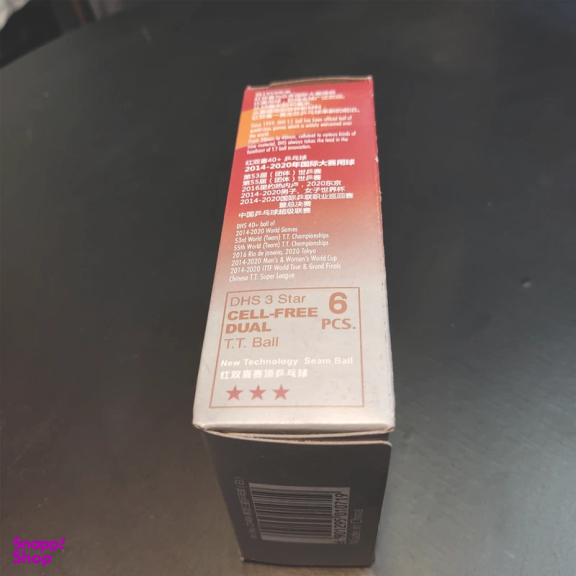 توپ پینگ پنگ دی اچ اس (DHS) مدل APP-40 بسته 6 عددی