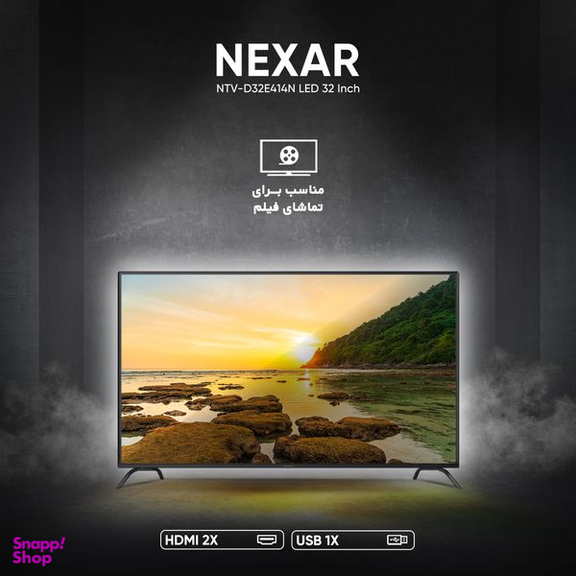 تلویزیون ال ای دی نکسار مدل NTV-D32E414N سایز 32 اینچ