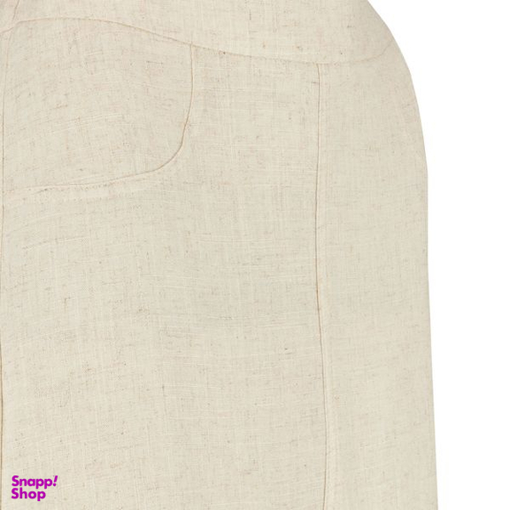 دامن زنانه سرژه مدل 210198 رنگ کرم