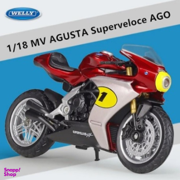 ماکت موتور ویلی مدل Mv Agusta  1/18