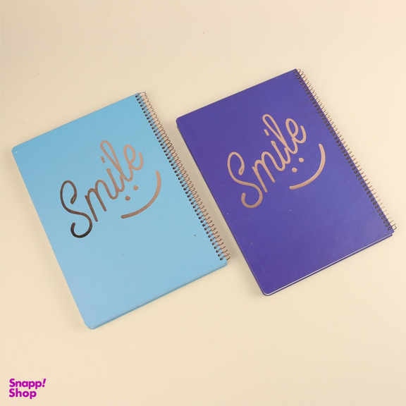 دفتر سیمی 100 برگ سویل طرح smile