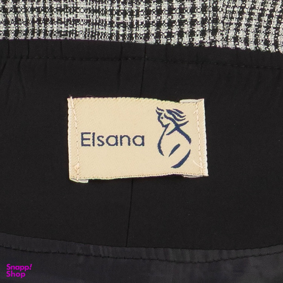 بارانی زنانه السانا مدل فرانه کد 231401 رنگ مشکی