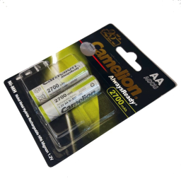 باتری قلمی شارژی کملیون مدل AlwaysReady ظرفیت 2700 میلی آمپر بسته 2 عددی