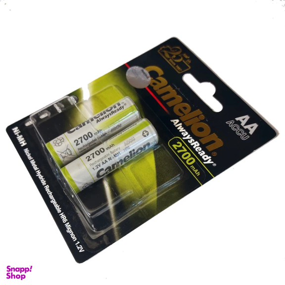 باتری قلمی شارژی کملیون مدل AlwaysReady ظرفیت 2700 میلی آمپر بسته 2 عددی