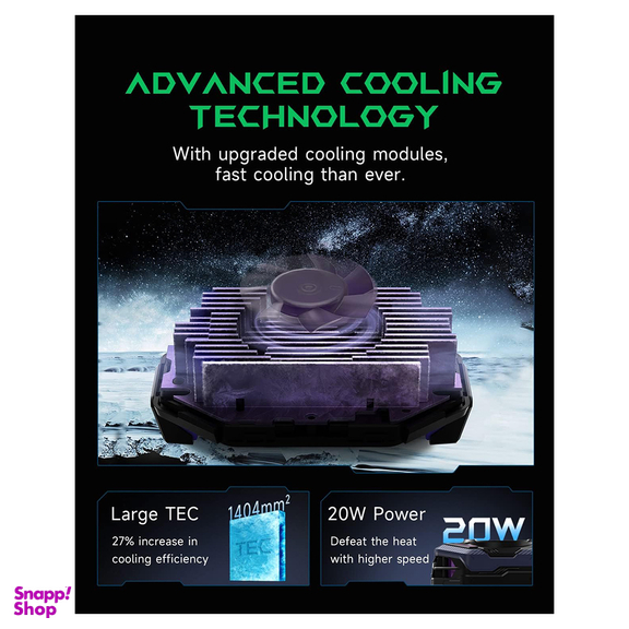 فن خنک کننده گوشی موبایل بلک شارک مدل FunCooler 3 Pro RGB