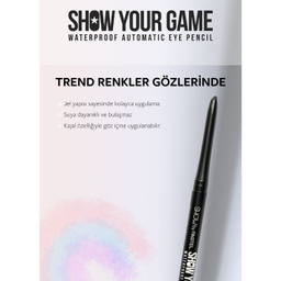 مداد چشم پاستل مدل SHOW YOUR GAME شماره 406