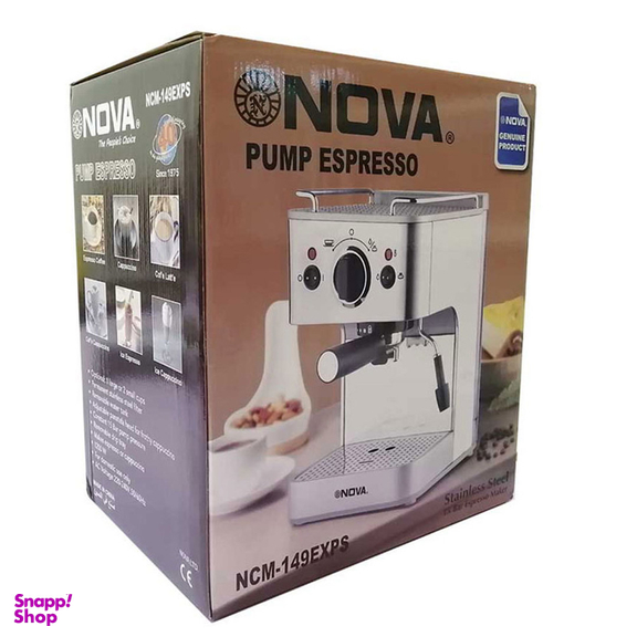 اسپرسو ساز نوا مدل NOVA 149 رنگ استیل