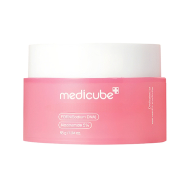ماسک صورت ضد لک و روشن کننده قوی مدی کیوب مدل Pdrn Cream وزن 55 گرم