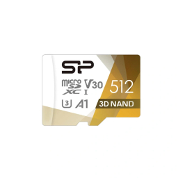 کارت حافظه MicroSDXC سیلیکون پاور مدل CL10 Superior UHS-I V30 A1 4K UHD ظرفیت 512 گیگابایت