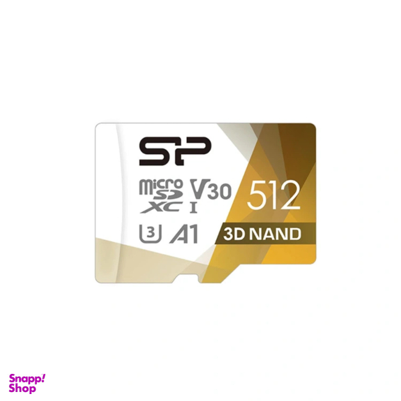 کارت حافظه MicroSDXC سیلیکون پاور مدل CL10 Superior UHS-I V30 A1 4K UHD ظرفیت 512 گیگابایت