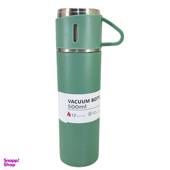 فلاسک مدل سه گنجایش 0.5 لیتر به همراه لیوان بسته 3 عددی