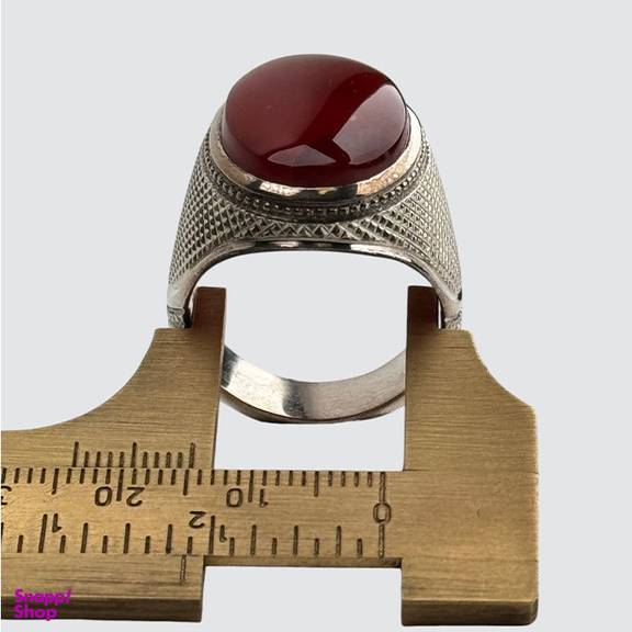 انگشتر نقره مردانه مدل R1562 سایز 61
