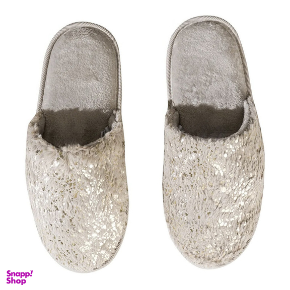 دمپایی حوله ای زنانه ال سی وایکیکی مدل سوپر شاینی استپ دار