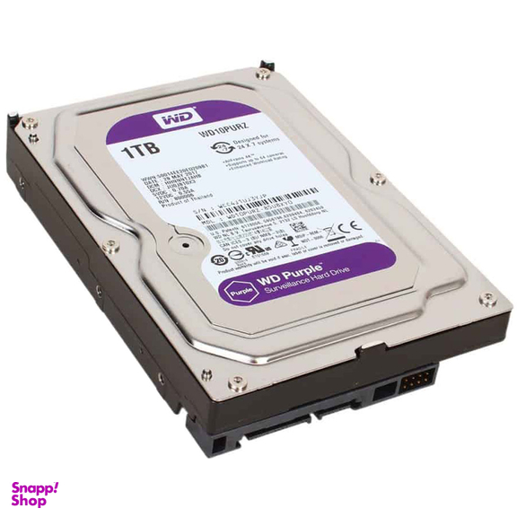 هارددیسک اینترنال وسترن دیجیتال (WD) مدل Purple WD10PURX ظرفیت 1TB