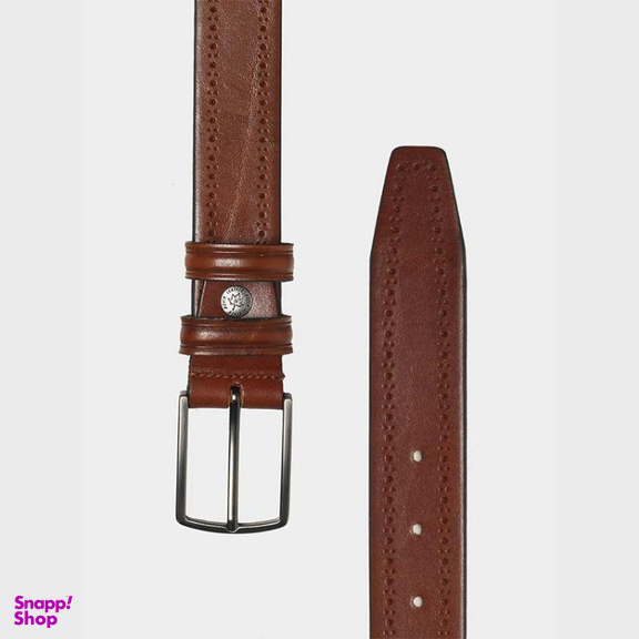 کمربند مردانه نوین چرم مدل هشت ترک کد BT0557 K3.5