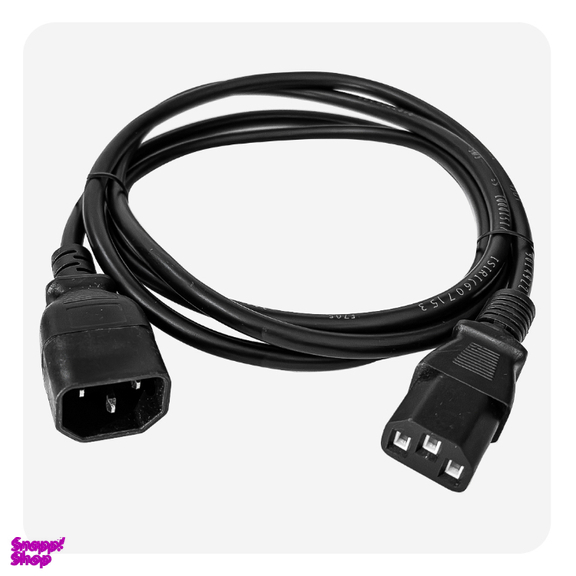 کابل برق بک تو بک گیگا فلکس مدل C13-C14 طول 1.8 متر