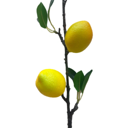 شاخه گل لیمو مصنوعی کد lemon-2x