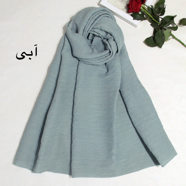 شال نخی پلیسه زنانه طرح شایلی کد ana9720