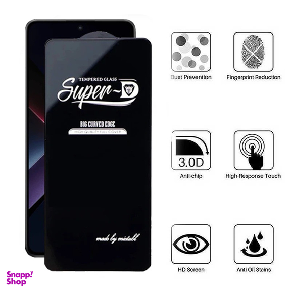 محافظ صفحه نمایش اپیکوی مدل Super 5D مناسب برای گوشی موبایل شیائومی Poco X7 Pro / X6 Pro / Redmi Note 14 / Turbo 4
