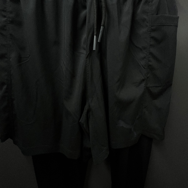 لگینگ شلوارک ورزشی مردانه کد 2462 رنگ مشکی