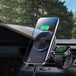 پایه و شارژر فندکی گوشی موبایل لولو مدل Siena 2in1 Wireless Car Charger