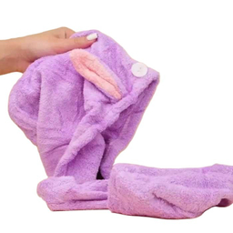 کلاه حمام حوله ای مدل خرگوشی