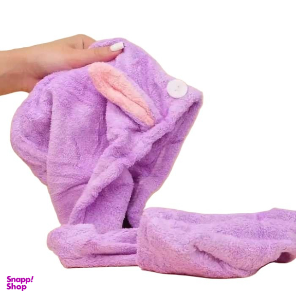 کلاه حمام حوله ای مدل خرگوشی