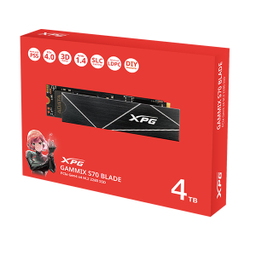 حافظه SSD اینترنال ایکس پی جی مدل PCIE M2 Gammix S70 Blade