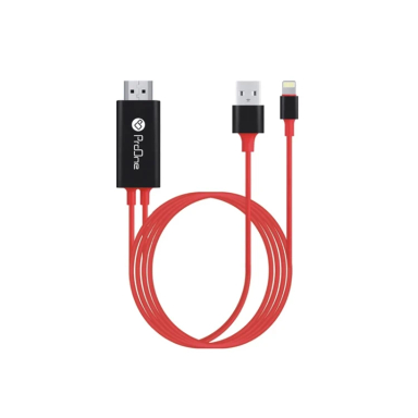 کابل تبدیل Lightning/USB به HDMI پرووان مدل PCH75 طول 1.8 متر