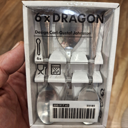 قاشق چای خوری ایکیا کد 500.917.62 بسته 6 عددی