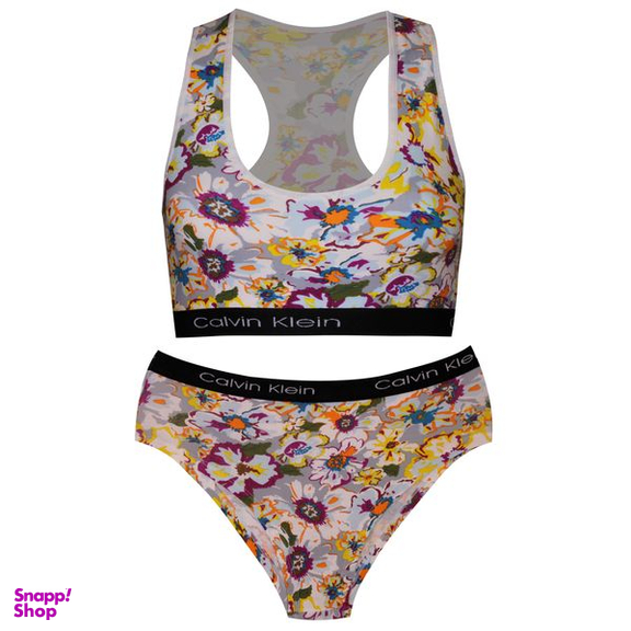 ست نیم تنه و شورت ورزشی زنانه کوزا مدل 9106-4 رنگ سفید