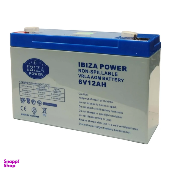 باتری UPS ایبیزا مدل 6V 12Ah
