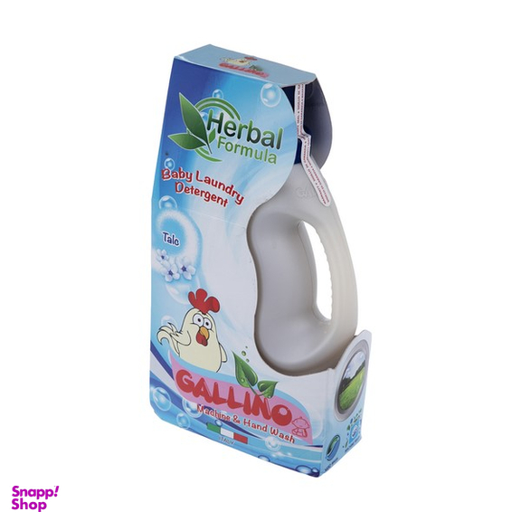 مایع لباسشویی کودک و نوزاد گالینو حاوی عصاره تالک حجم 1200 میلی لیتر