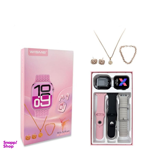 ست ساعت هوشمند دخترانه مدل WS-X18 Mini