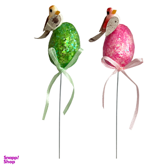 کادویی تخم مرغ نوروز طرح پرنده برکت مجموعه 2 عددی