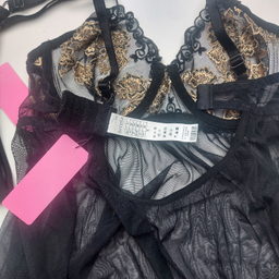 لباس خواب زنانه برتا مدل 2200MZ رنگ مشکی