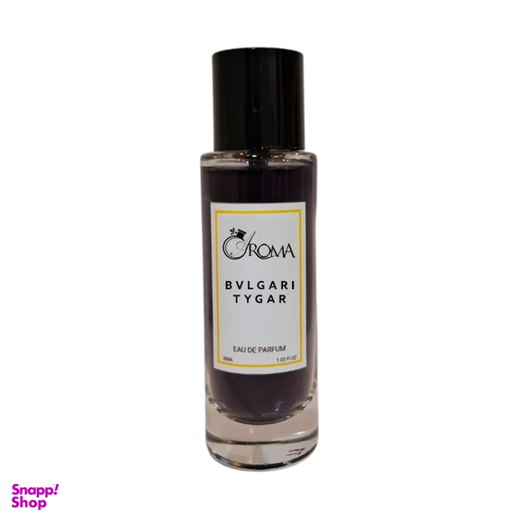 عطر جیبی آروما مدل بولگاری تایگار حجم 30 میلی لیتر
