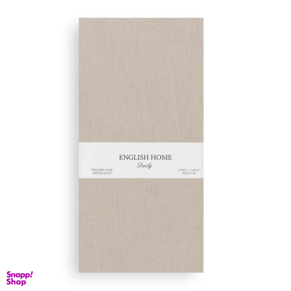 روبالشی انگلیش هوم مدل Duz pumaklo بسته دو عددی