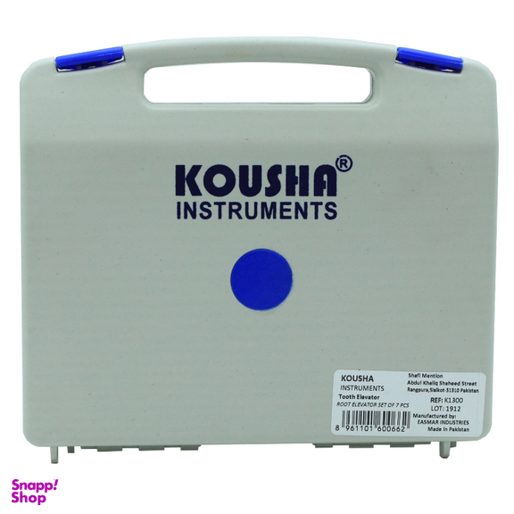 ست الواتور دندانپزشکی کوشا کد 1300 مجموعه 7 عددی
