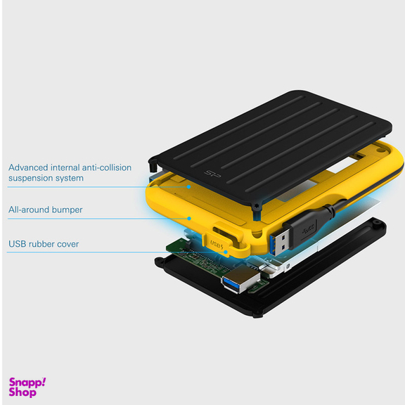 هارد اکسترنال سیلیکون پاور مدل Armor A66 ظرفیت 4 ترابایت