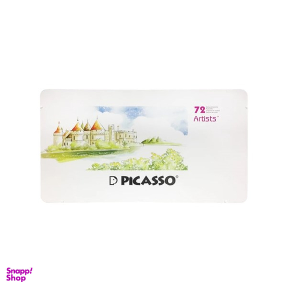 مداد رنگی 72 رنگ جعبه فلزی آرتیست پیکاسو مدل Artist-Stronghold