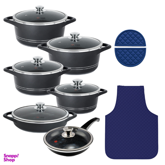 سرویس پخت و پز 15 پارچه ام جی اس طرح ایتالیا B