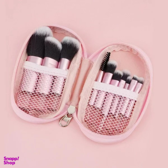 ست براش آرایشی کد 100 مجموعه 10 عددی