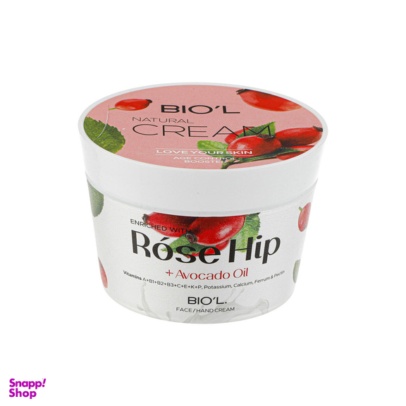 کرم مرطوب کننده بیول مدل Rose Hip حجم 200 میلی لیتر