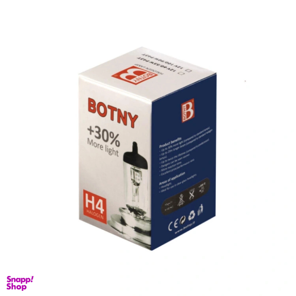 لامپ فابریک خودرو بوتنی پایه H4 مدل 0023