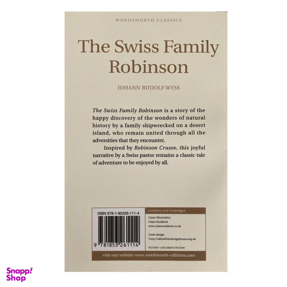 کتاب The Swiss Family Robinson اثر Johann Rudolf Wyss انتشارات وردز ورث ادیشن