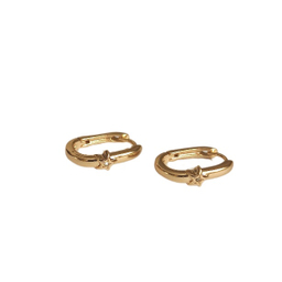 گوشواره زنانه ژوپینگ طرح نگین ستاره کد S480
