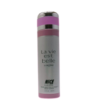 اسپری بدن زنانه نایس پاپت مدل lancome La Vie Est Belle حجم 200 میلی لیتر