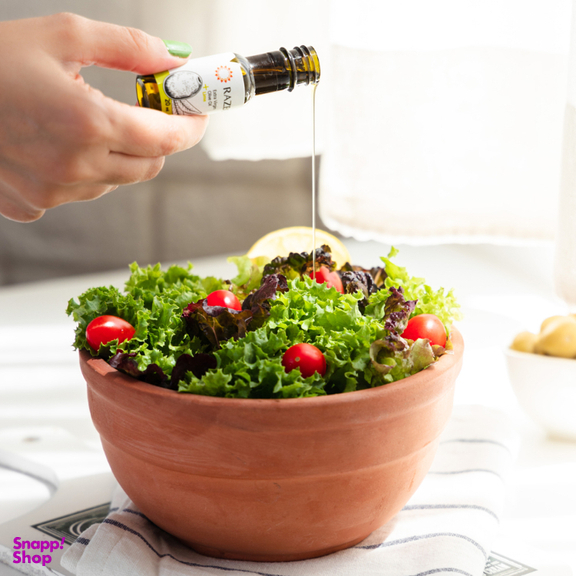 روغن زیتون فرابکر رزبن با طعم لیمو‌ترش حجم 20 میلی لیتر