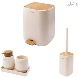 ست سرویس بهداشتی 5 پارچه کنتراست کد 1026